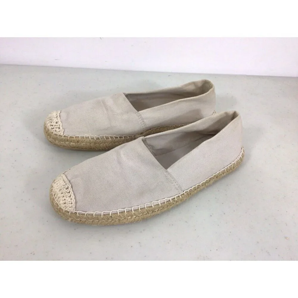 LL Bean Canvas Espadrille Shoes Womens 10